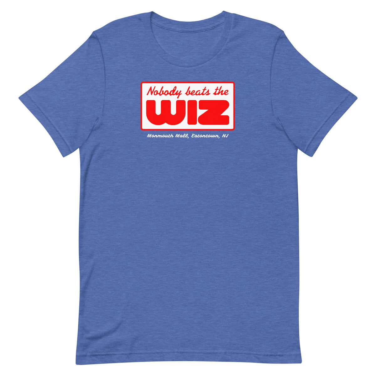 Nobody Beats The Wiz - EATONTOWN - MONMOUTH MALL - Unisex t-shirt