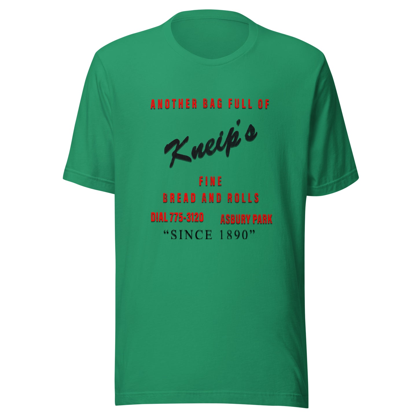 Kneip's Rolls - ASBURY PARK - Unisex t-shirt Kelly