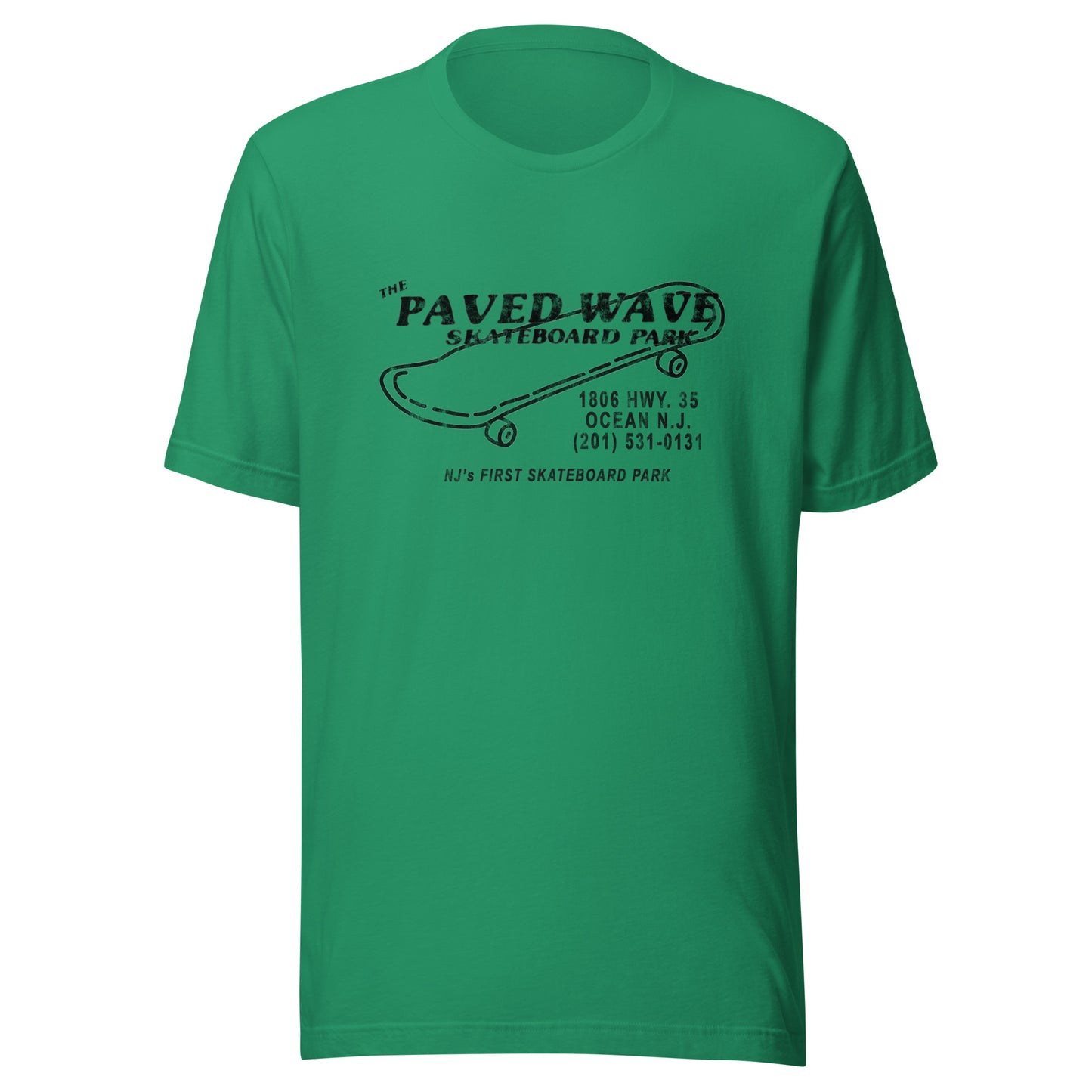 The Paved Wave - OCEAN - Unisex t-shirt Kelly