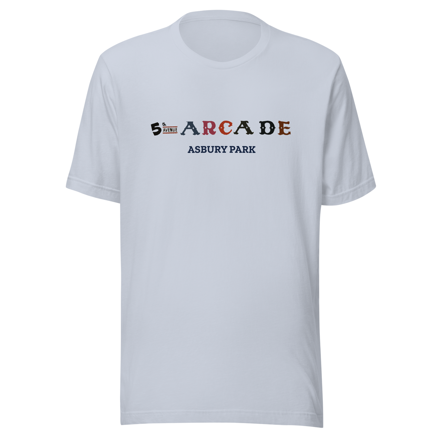 5th Avenue Arcade - ASBURY PARK - Unisex t-shirt Light Blue