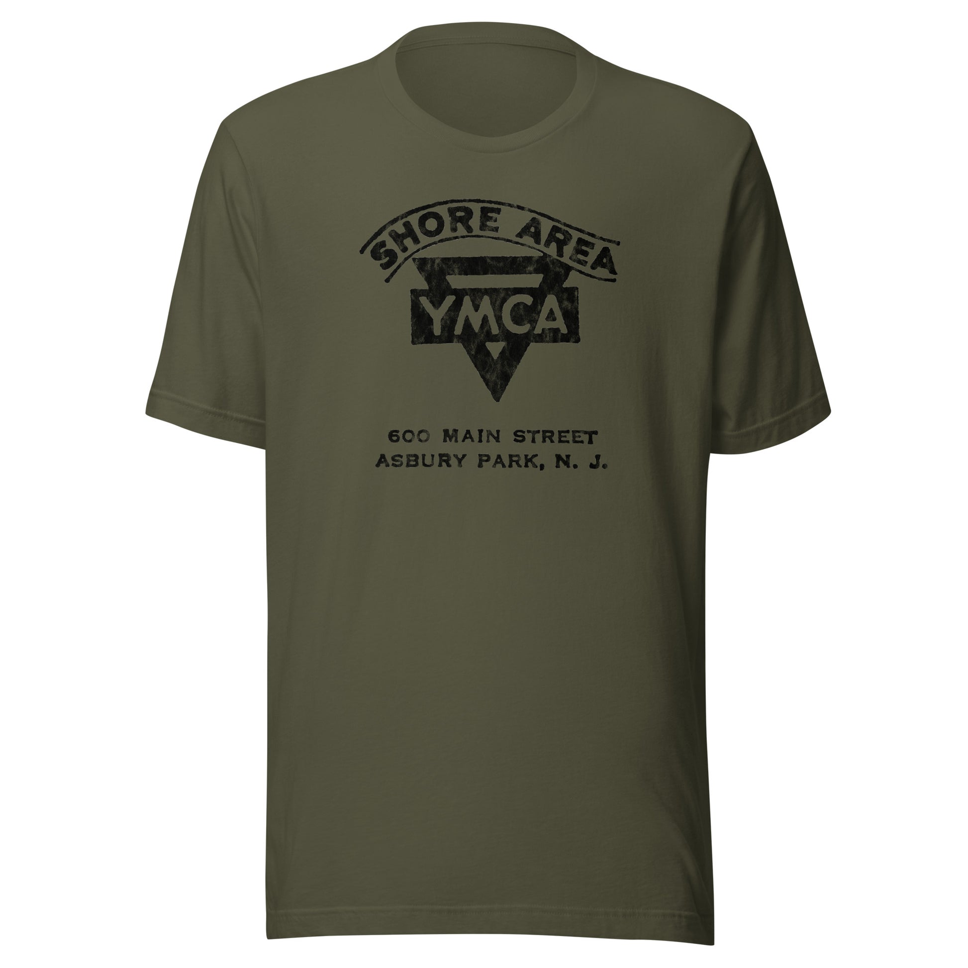 Shore Area YMCA - ASBURY PARK - Unisex t-shirt Military Green