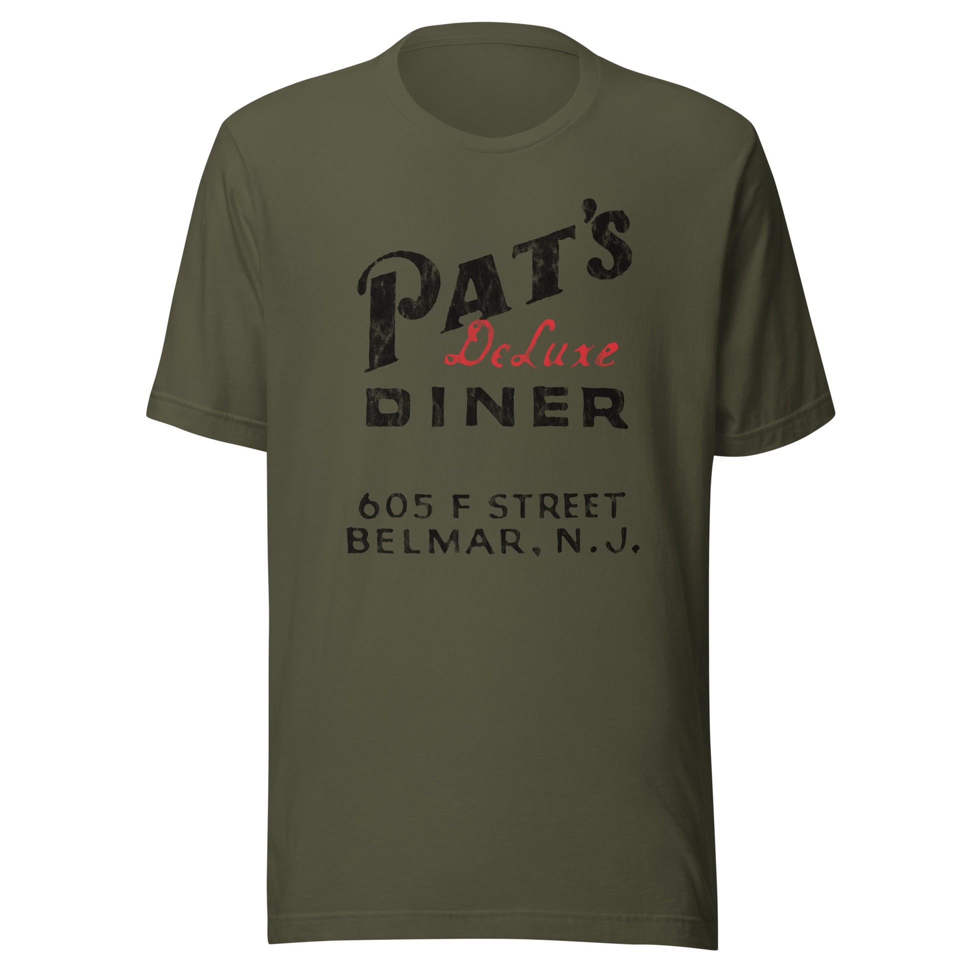 Pat's Diner - BELMAR - Unisex t-shirt Military Green