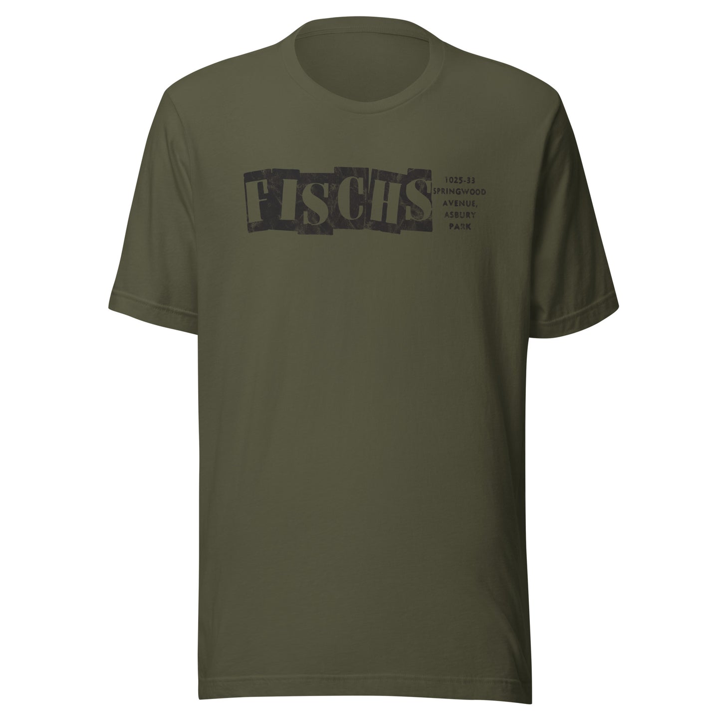 Fisch's - ASBURY PARK - Unisex t-shirt Military Green