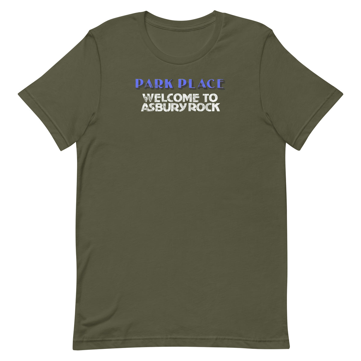 Park Place - ASBURY PARK - Unisex t-shirt Military Green