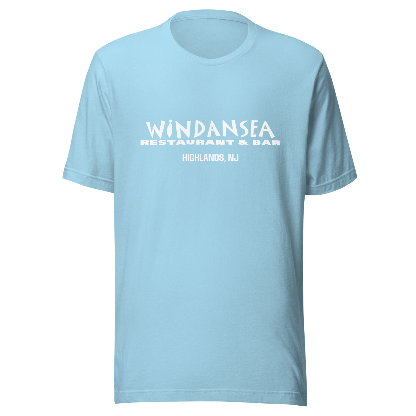 Windansea Restaurant & Bar - HIGHLANDS - Unisex t-shirt Ocean Blue