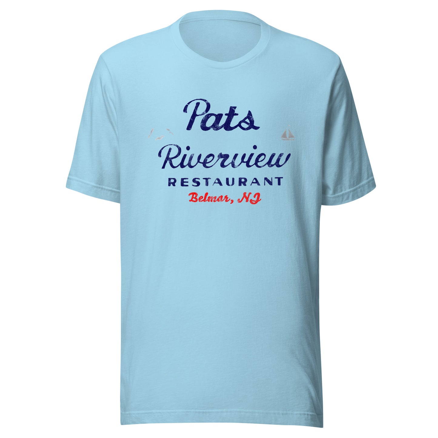 Pat's Riverview Diner - BELMAR - Unisex t-shirt Ocean Blue