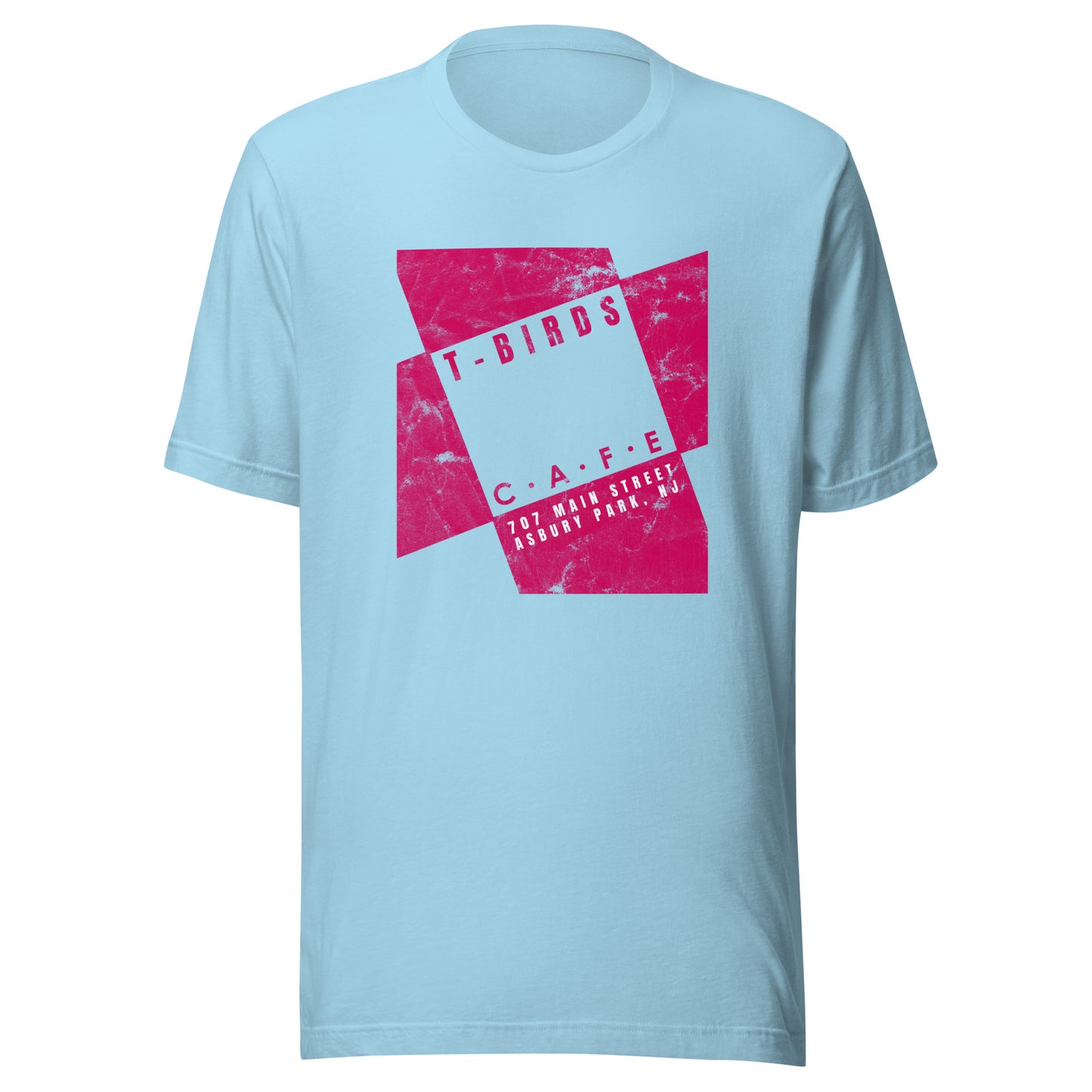 T-Birds Cafe - ASBURY PARK - Unisex t-shirt Ocean Blue