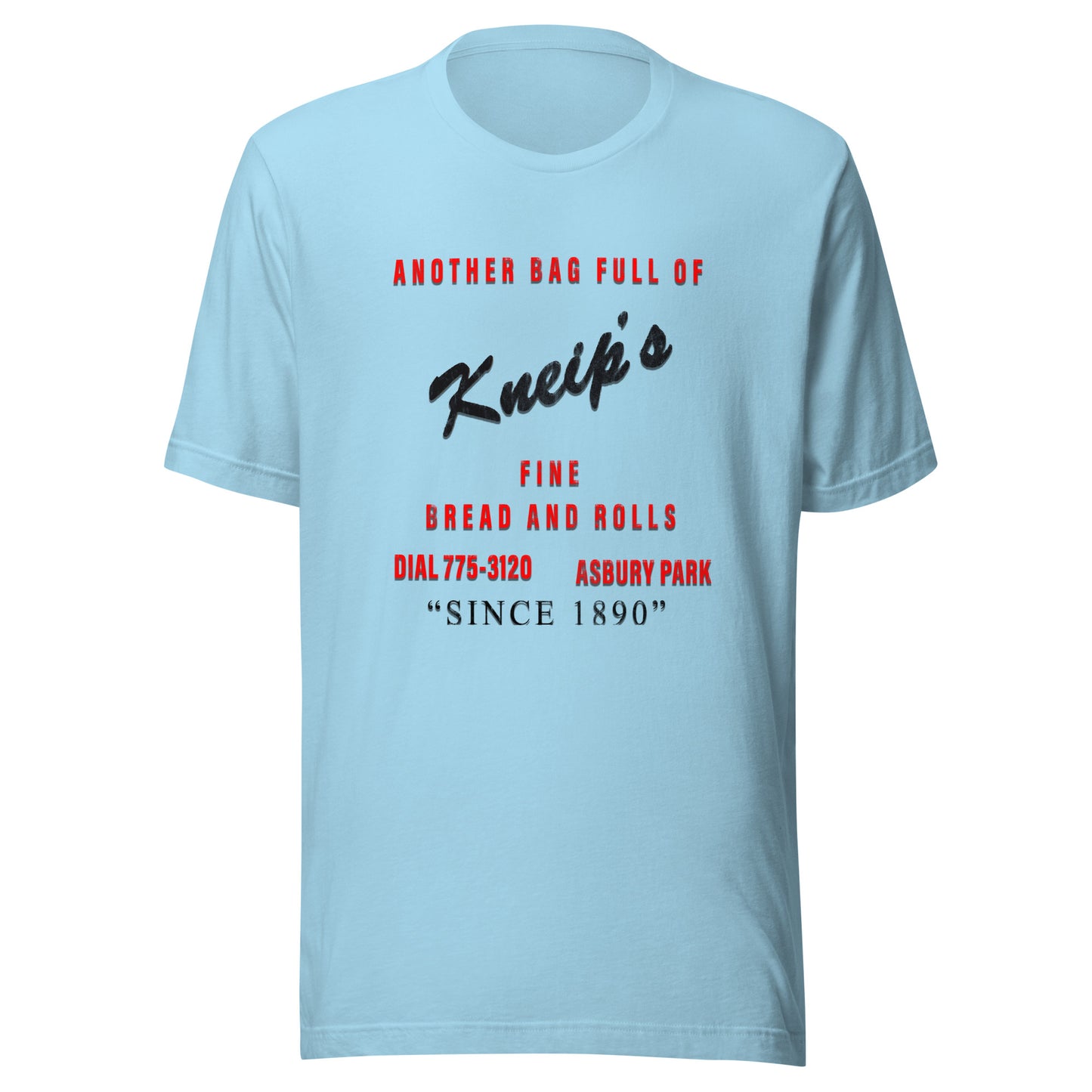 Kneip's Rolls - ASBURY PARK - Unisex t-shirt Ocean Blue