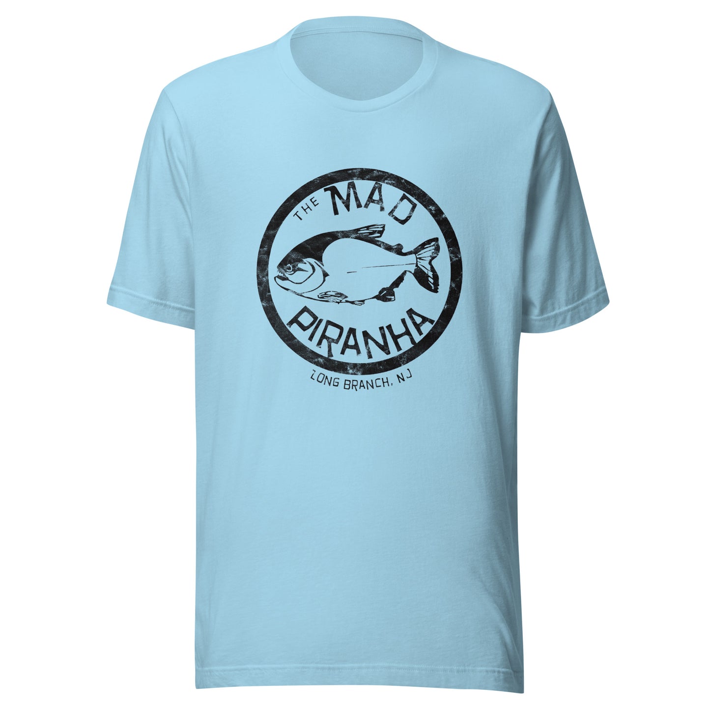 The Mad Piranha - LONG BRANCH - Unisex t-shirt Ocean Blue