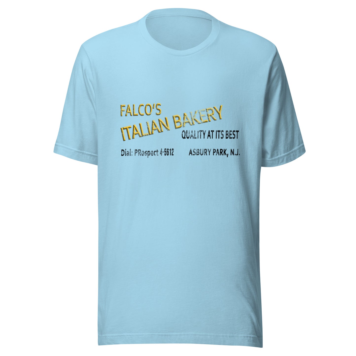 Falco's Italian Bakery - ASBURY PARK - Unisex t-shirt Ocean Blue