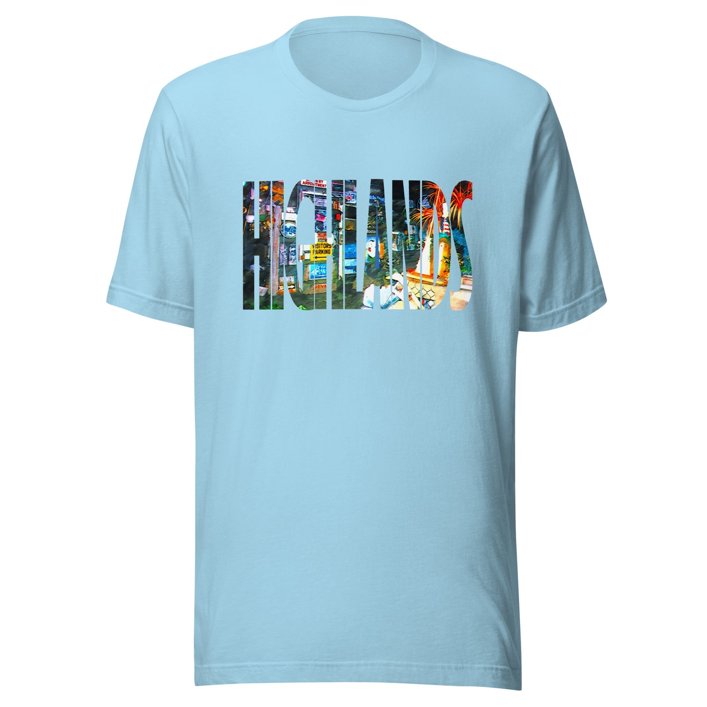 Bud's Grave / HIGHLANDS - HIGHLANDS - Unisex t-shirt Ocean Blue