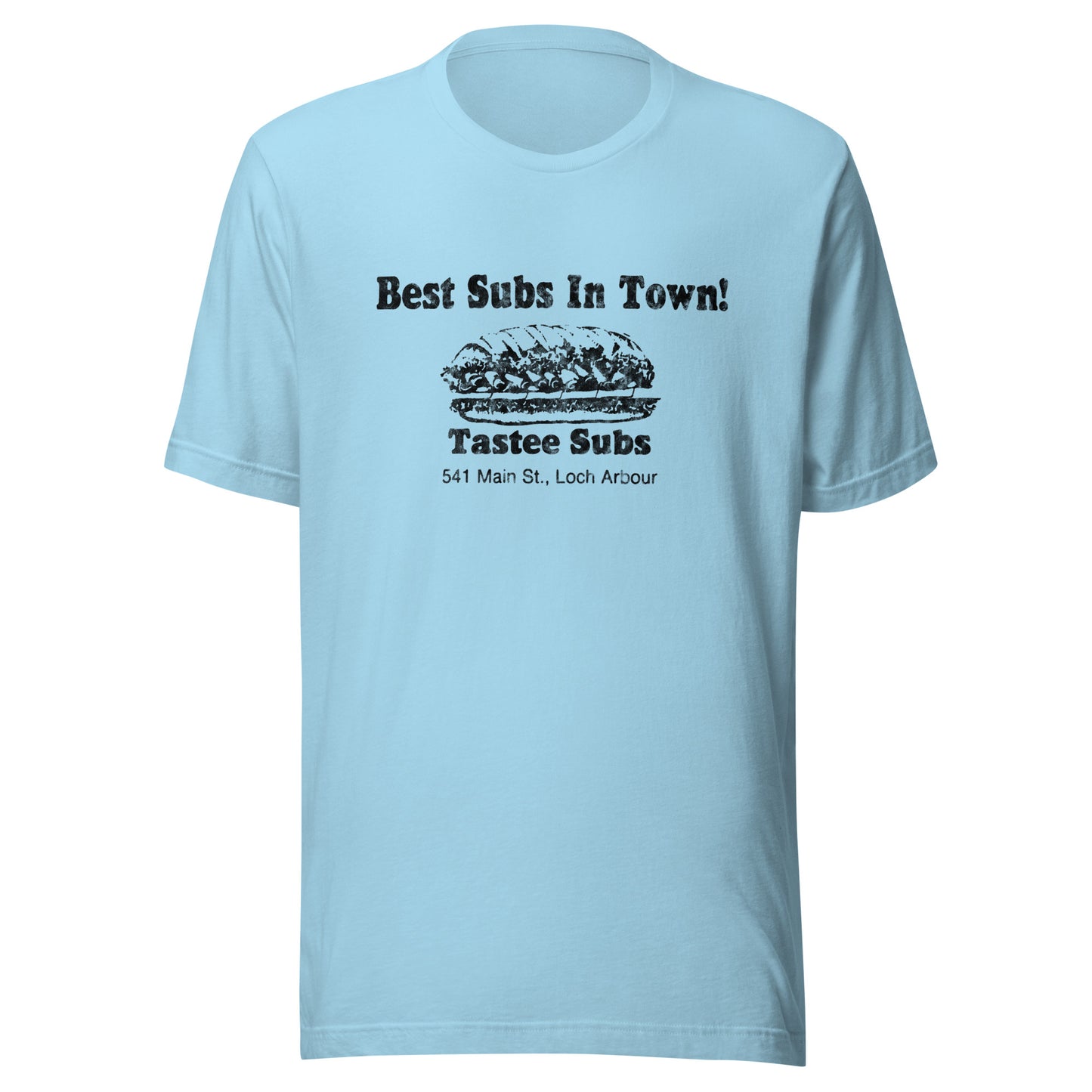 Tastee Subs - LOCH ARBOUR / ALLENHURST - Unisex t-shirt Ocean Blue