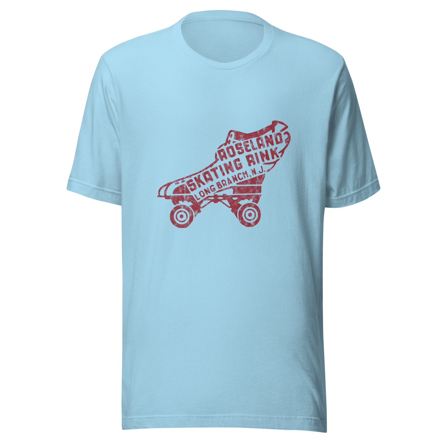 Roseland Skating Rink - LONG BRANCH - Unisex t-shirt Ocean Blue
