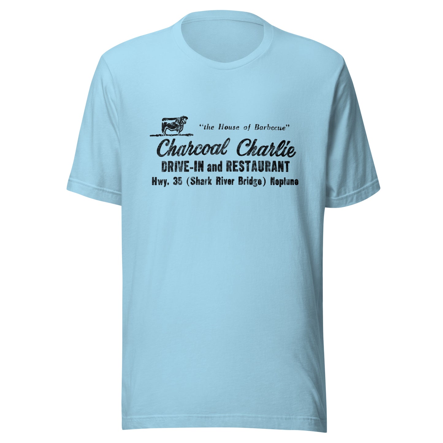 Charcoal Charlie - NEPTUNE - Unisex t-shirt Ocean Blue