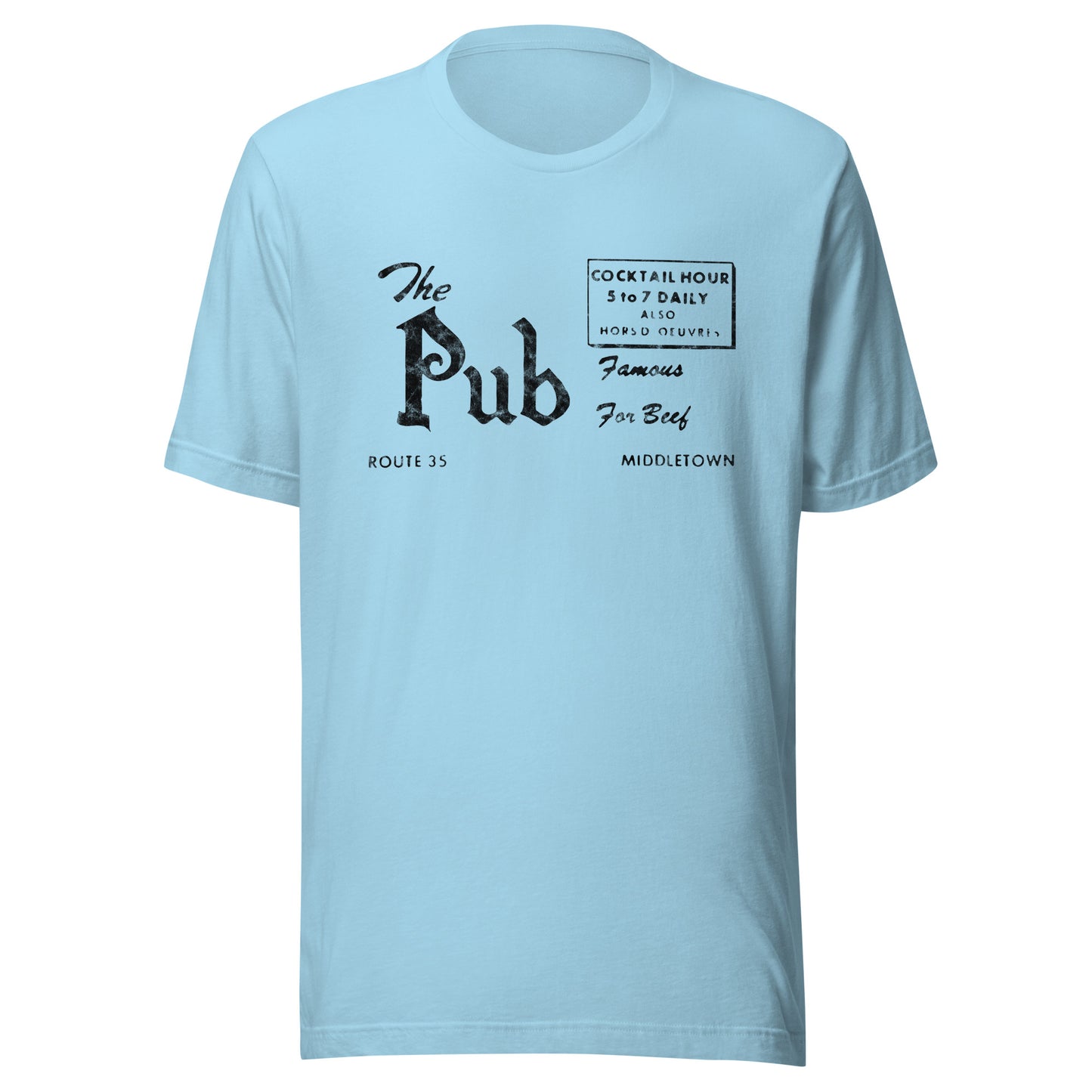 The Pub - MIDDLETOWN - Unisex t-shirt Ocean Blue