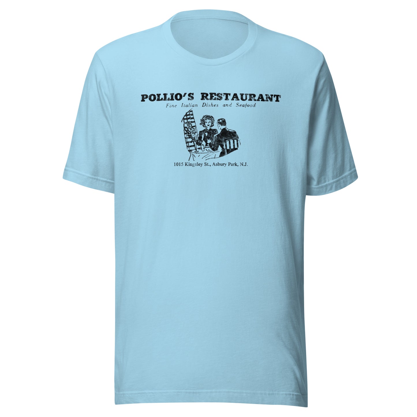 Pollio's Restaurant - ASBURY PARK - Unisex t-shirt Ocean Blue