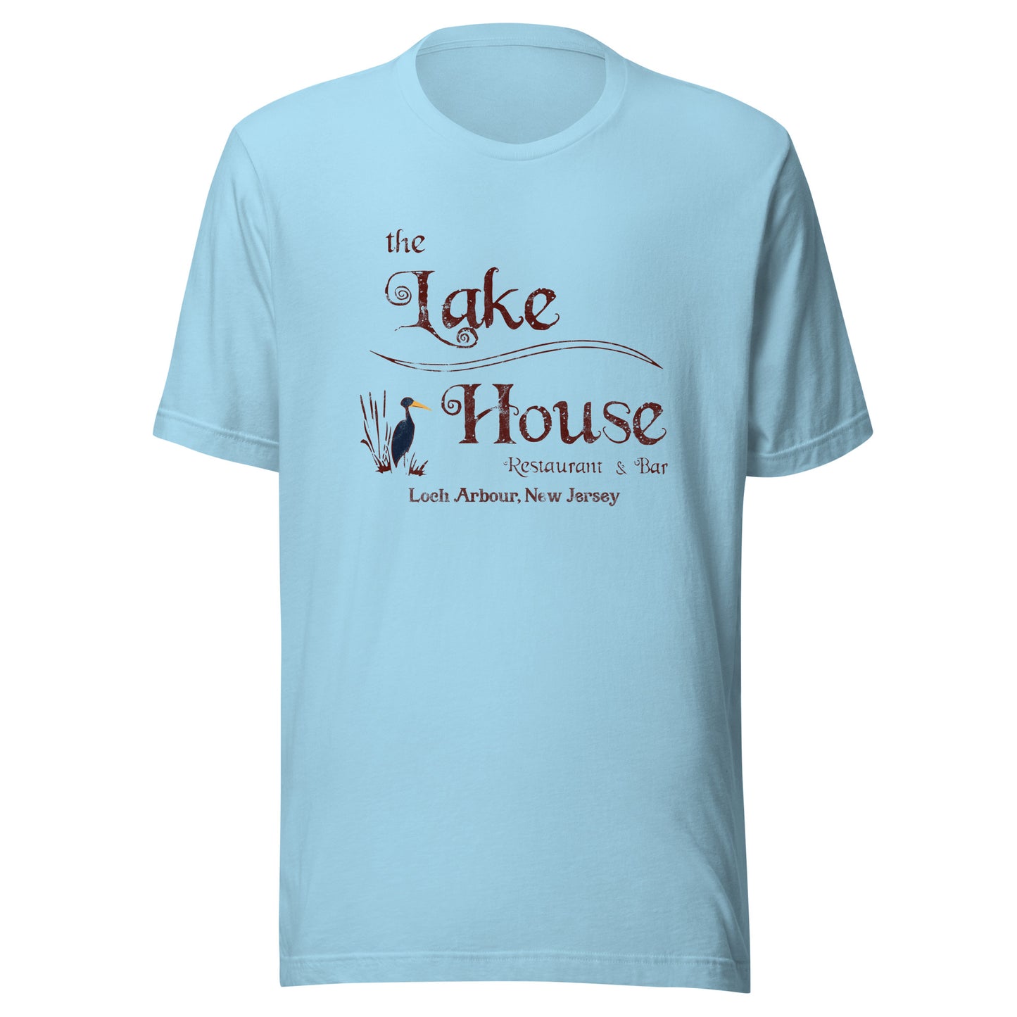 The Lakehouse Restaurant and Bar - LOCH ARBOUR - Unisex t-shirt Ocean Blue