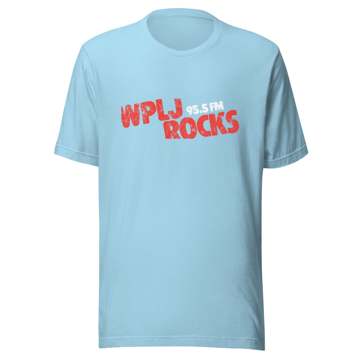 WPLJ 95.5 Rocks - NEW JERSEY / NEW YORK / CONNECTICUT - Unisex t-shirt Ocean Blue