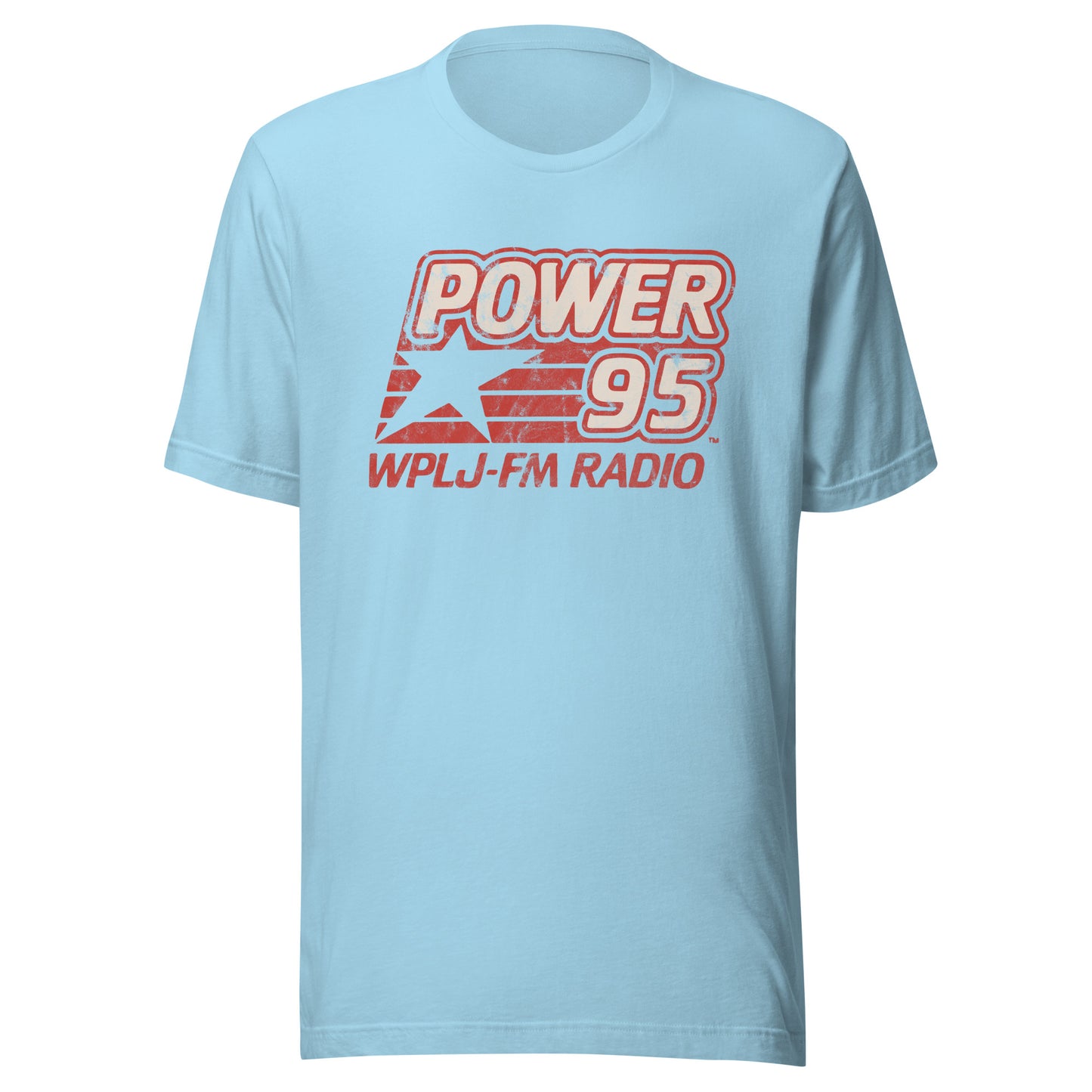 Power 95 WPLJ-FM - NEW JERSEY / NEW YORK / CONNECTICUT - Unisex t-shirt Ocean Blue