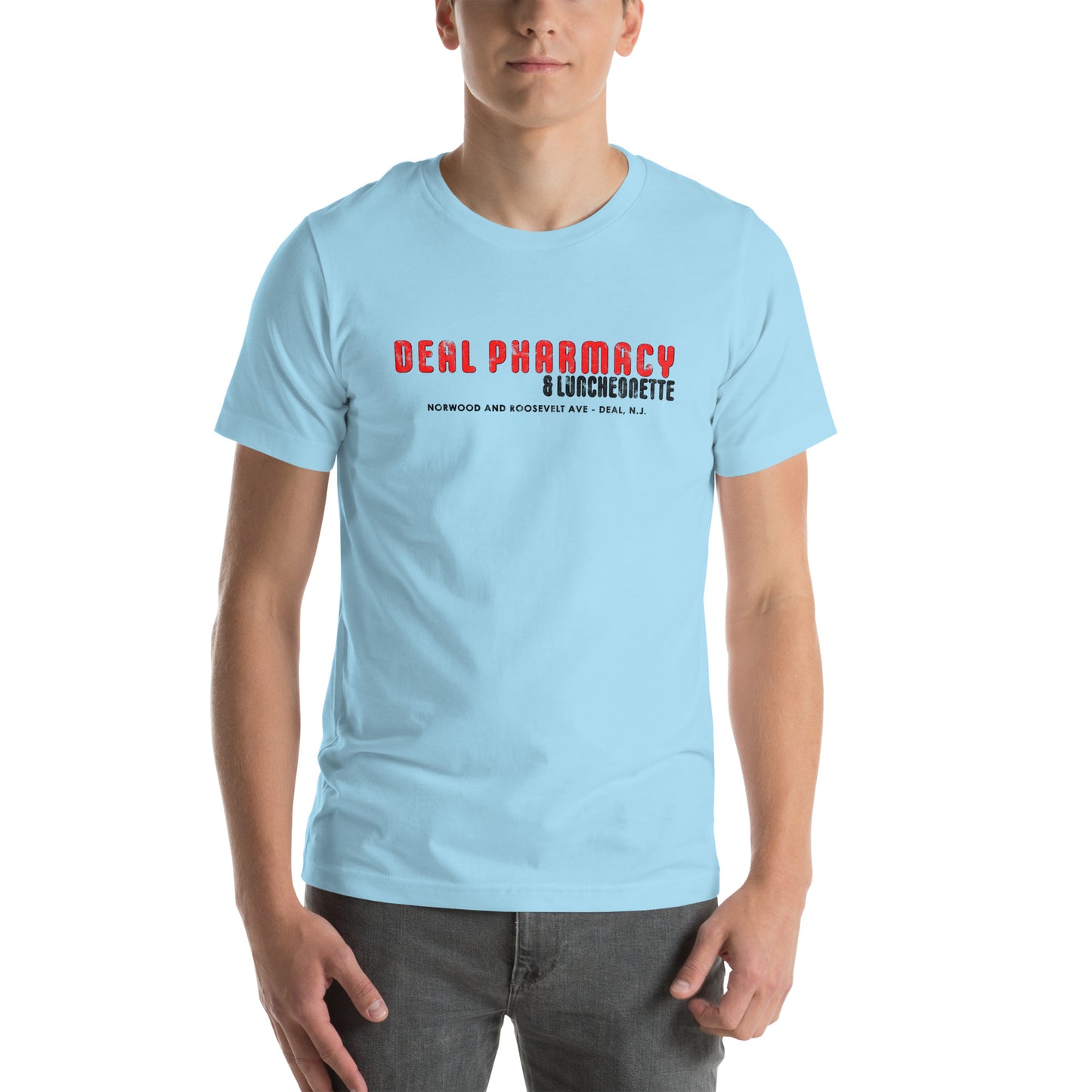 Deal Pharmacy & Luncheonette - DEAL - Unisex t-shirt Ocean Blue