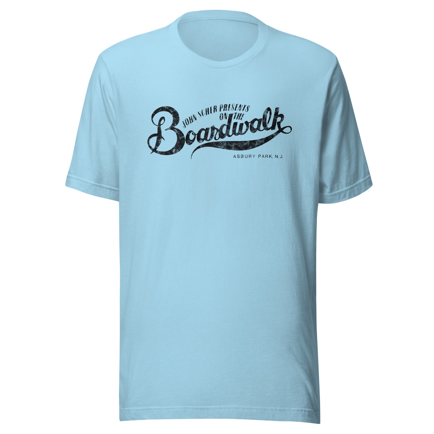 John Scher Presents "On The Boardwalk" - ASBURY PARK - Unisex t-shirt Ocean Blue