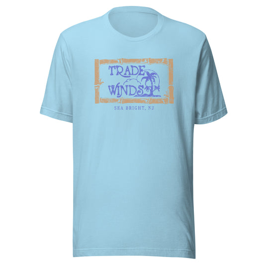 Tradewinds Night Club - SEA BRIGHT - Unisex t-shirt Ocean Blue