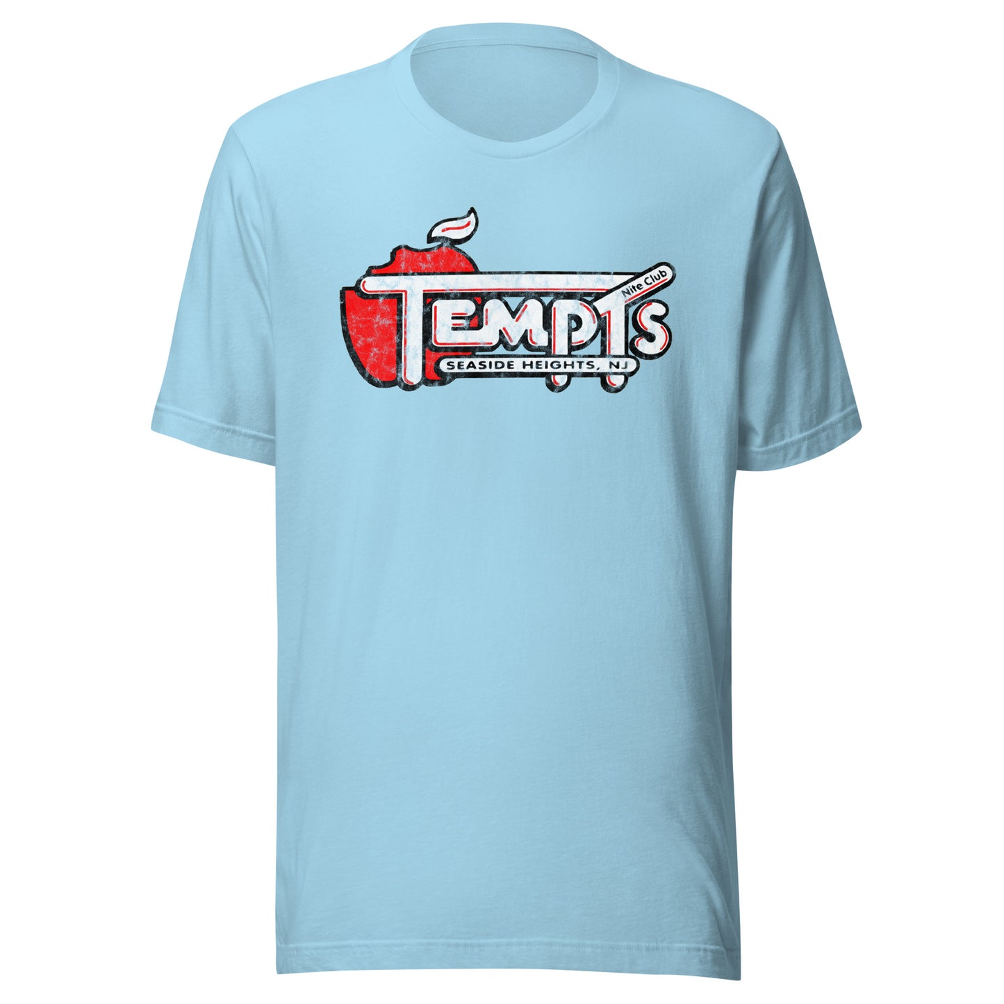 Temptations Nite Club - SEASIDE HEIGHTS - Unisex t-shirt Ocean Blue