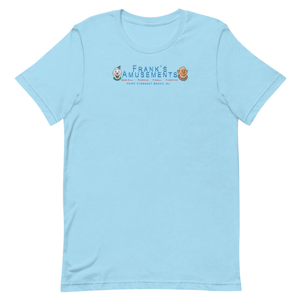 Frank's Amusements - POINT PLEASANT BEACH - Unisex t-shirt Ocean Blue