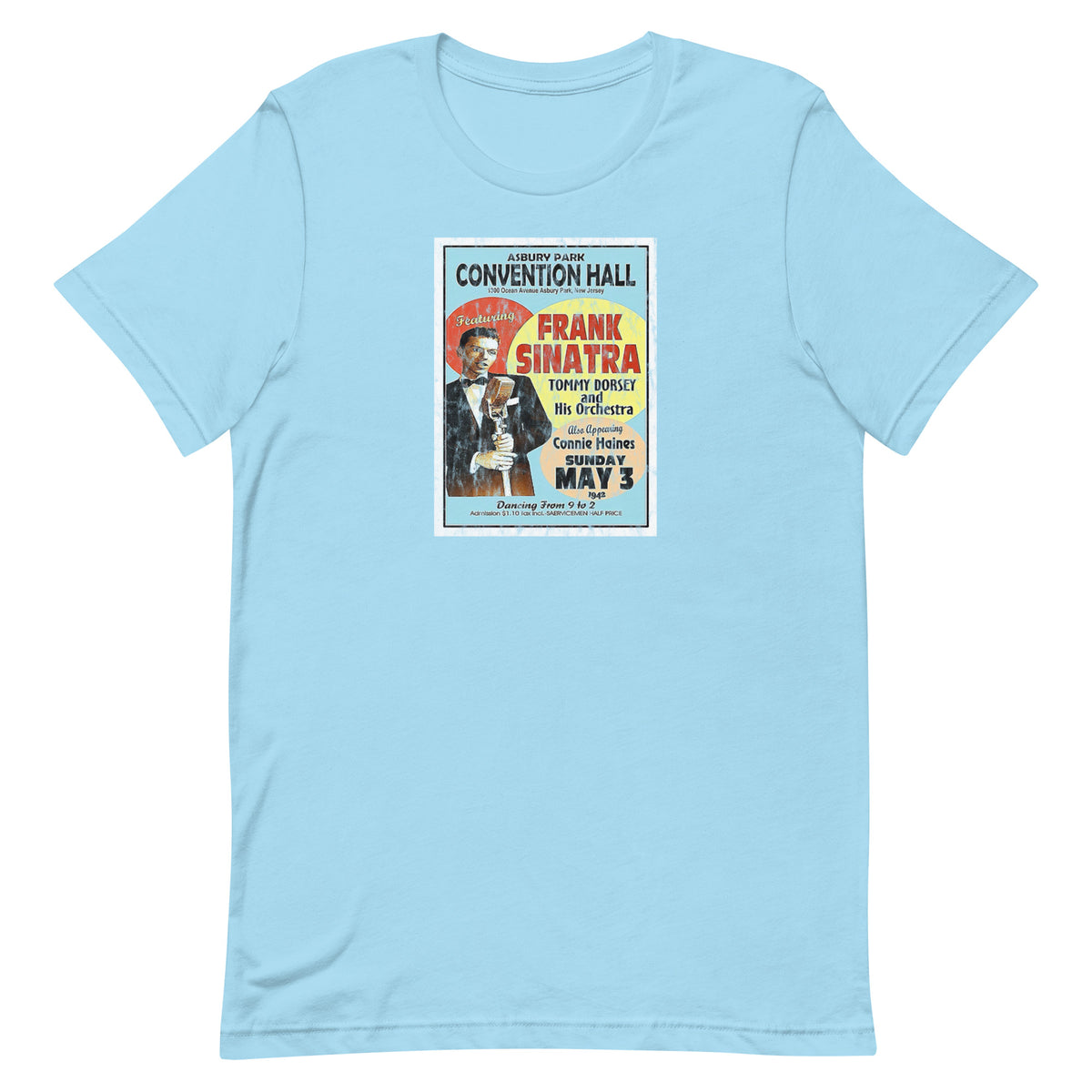 Sinatra at Convention Hall - ASBURY PARK - Unisex t-shirt