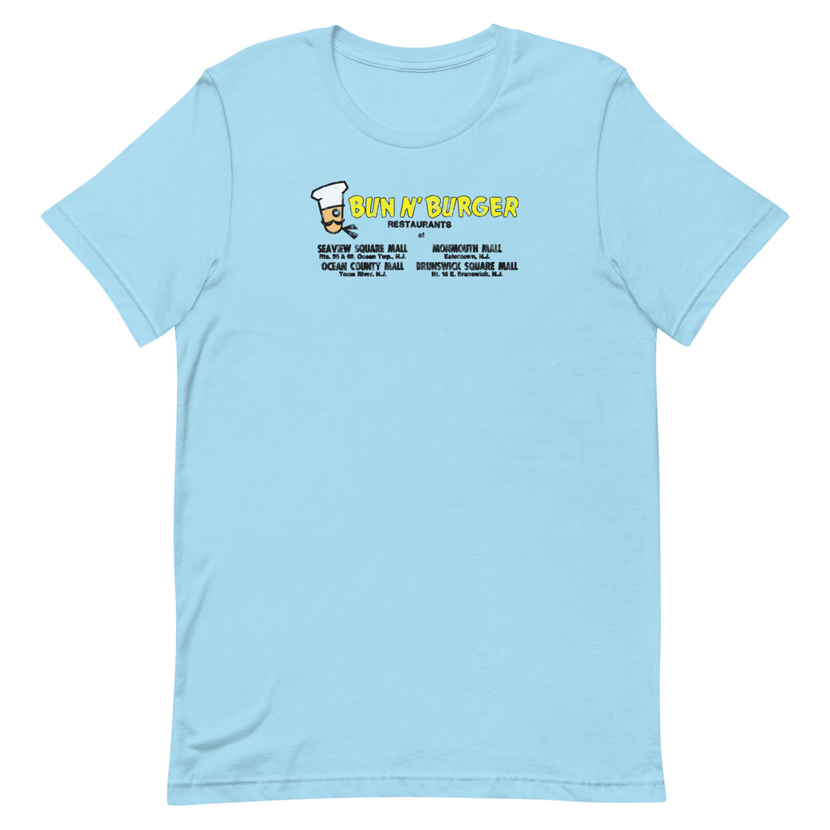 Bun N' Burger - EATONTOWN / OCEAN / TOMS RIVER - Unisex t-shirt