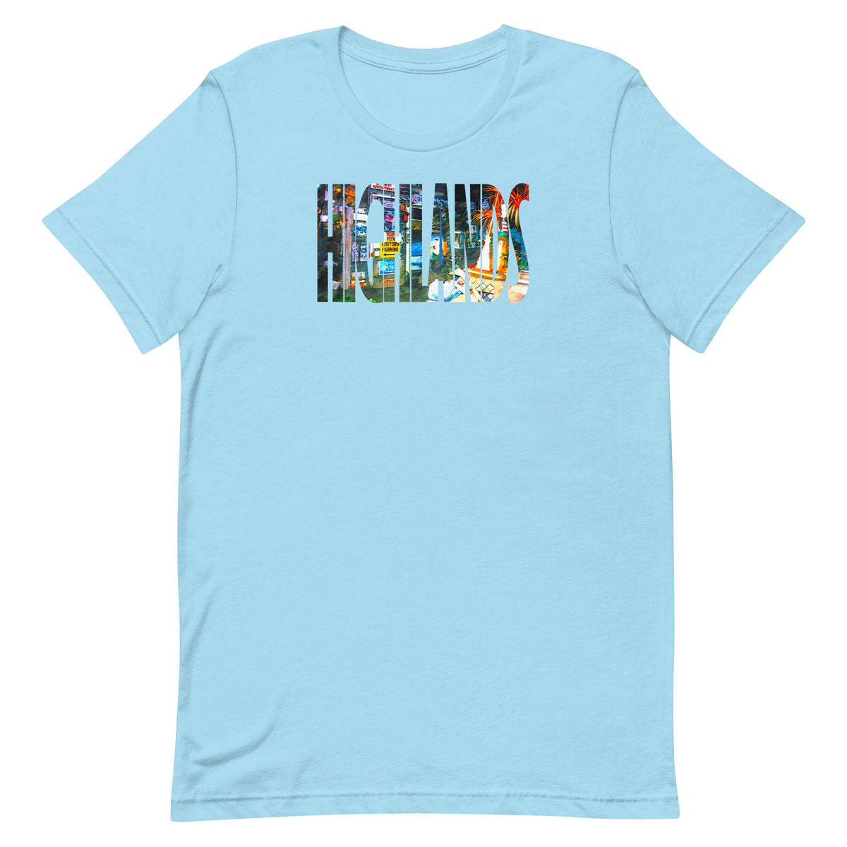 Bud's Grave / HIGHLANDS - HIGHLANDS - Unisex t-shirt Ocean Blue