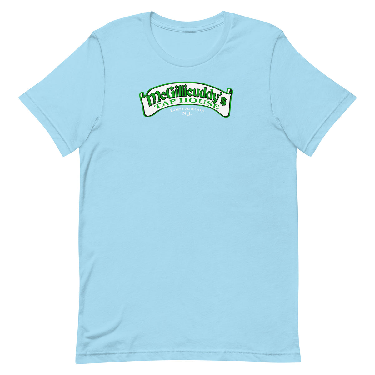 McGillicuddy's Tap House - LOCH ARBOUR - Unisex t-shirt Ocean Blue