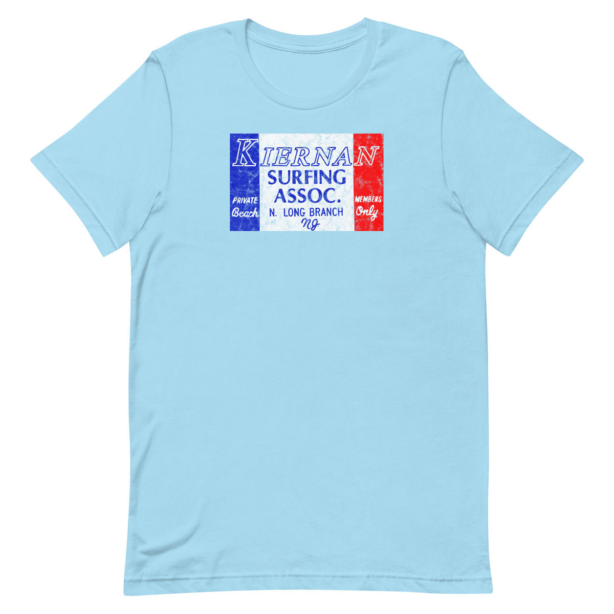 Kiernan Surfing Association - LONG BRANCH - Unisex t-shirt