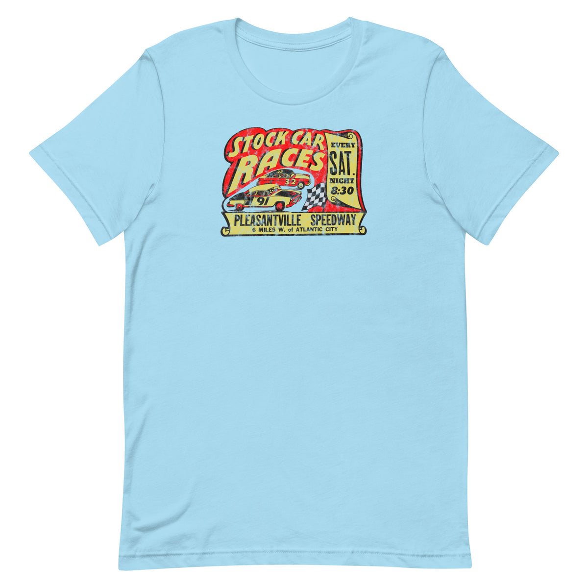Pleasantville Speedway - PLEASANTVILLE - Unisex t-shirt