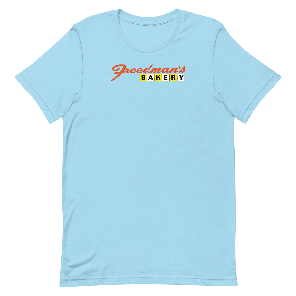 Freedman's Bakery - MULTIPLE LOCATIONS - Unisex t-shirt Ocean Blue