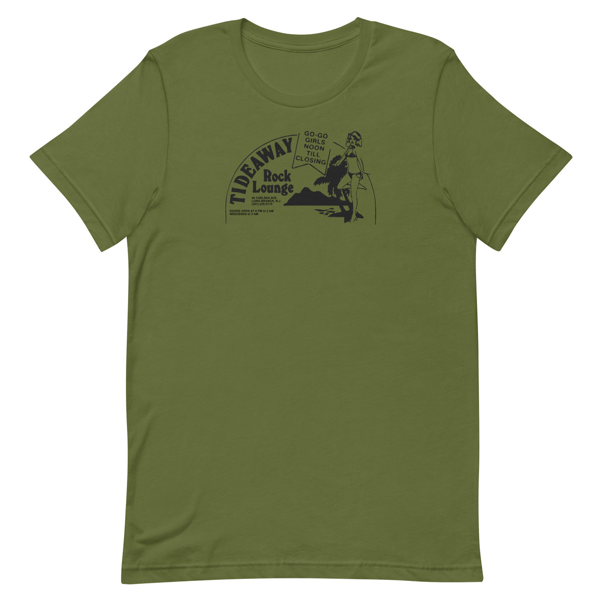 Tideaway Rock Lounge - LONG BRANCH - Short-Sleeve Unisex T-Shirt