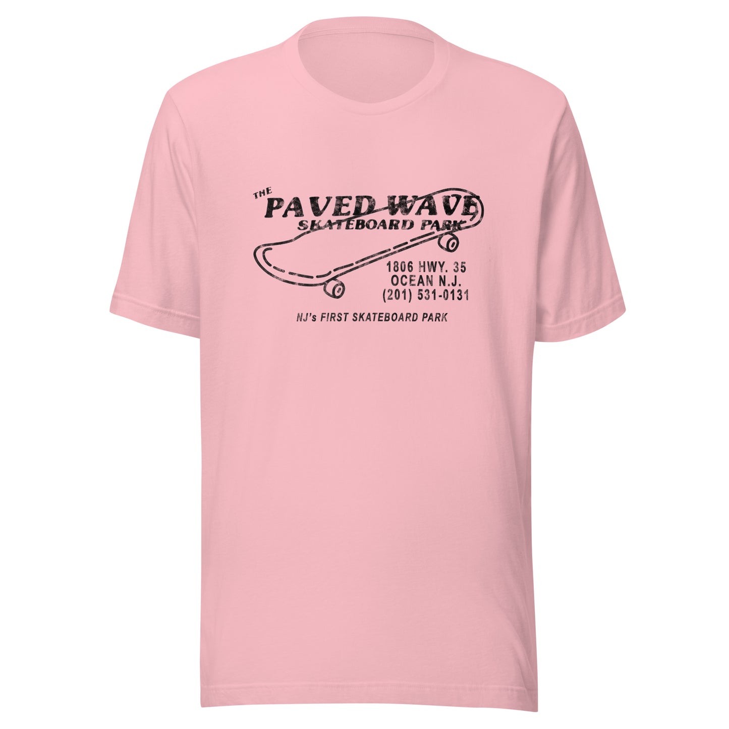 The Paved Wave - OCEAN - Unisex t-shirt Pink