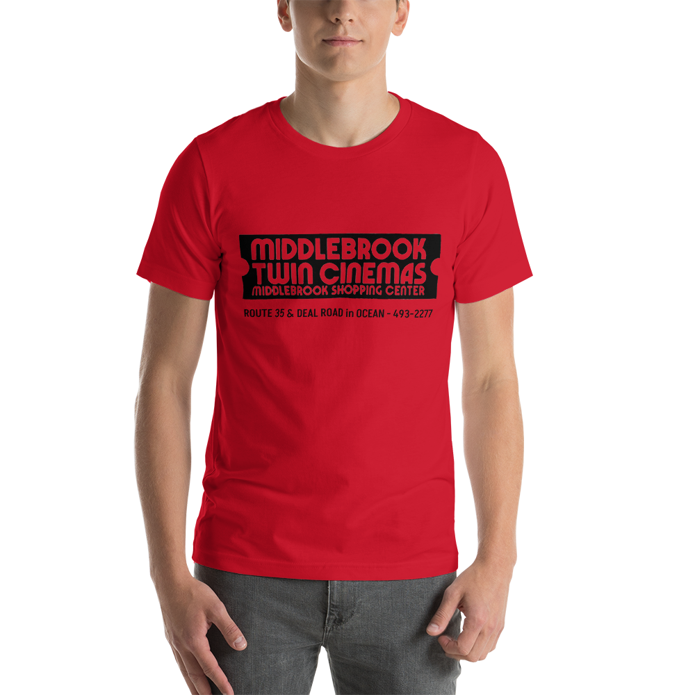 Middlebrook Twin Cinema - OCEAN - Unisex t-shirt Red