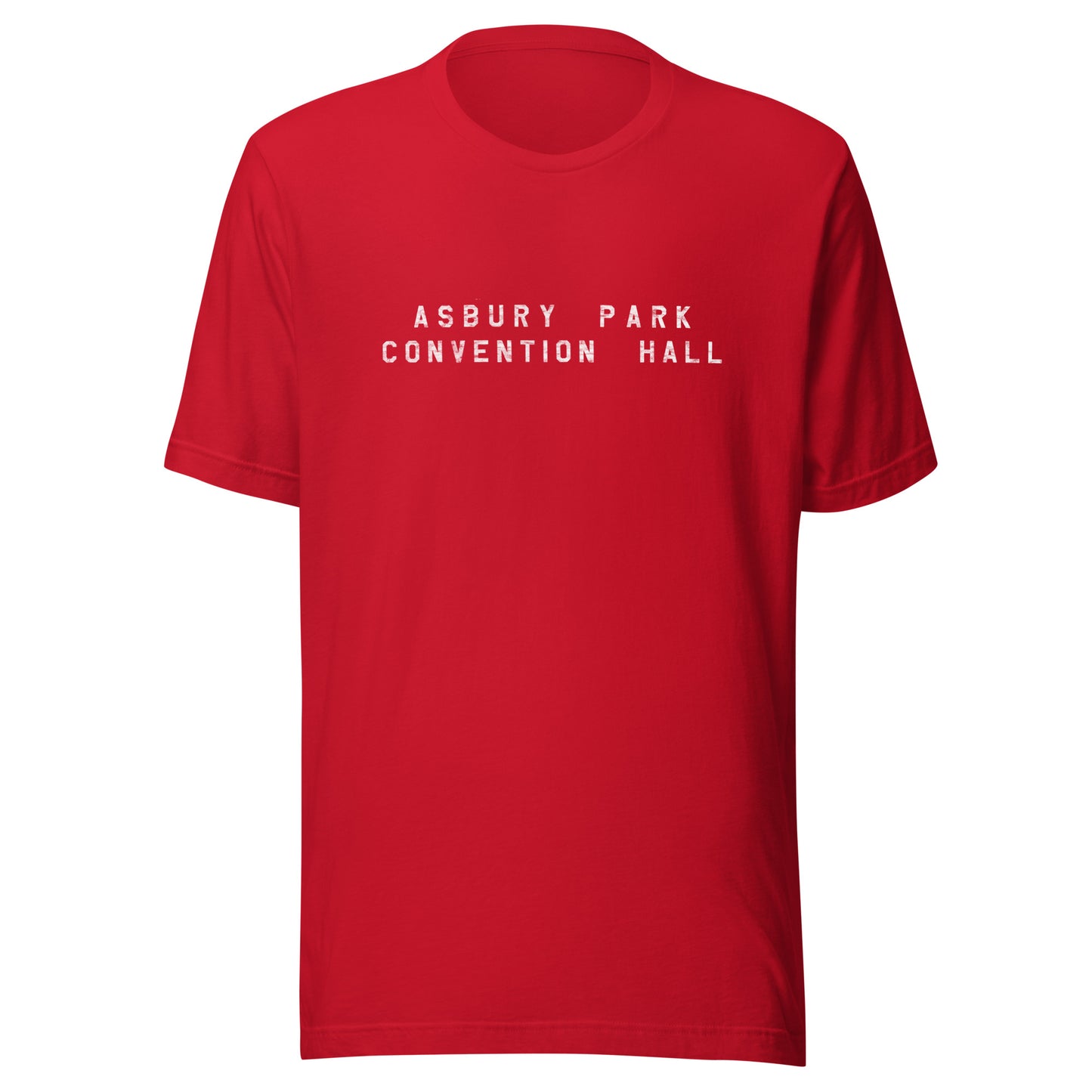 Convention Hall - ASBURY PARK - Unisex t-shirt Red