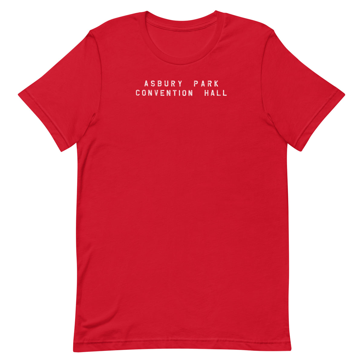 Convention Hall - ASBURY PARK - Unisex t-shirt Red