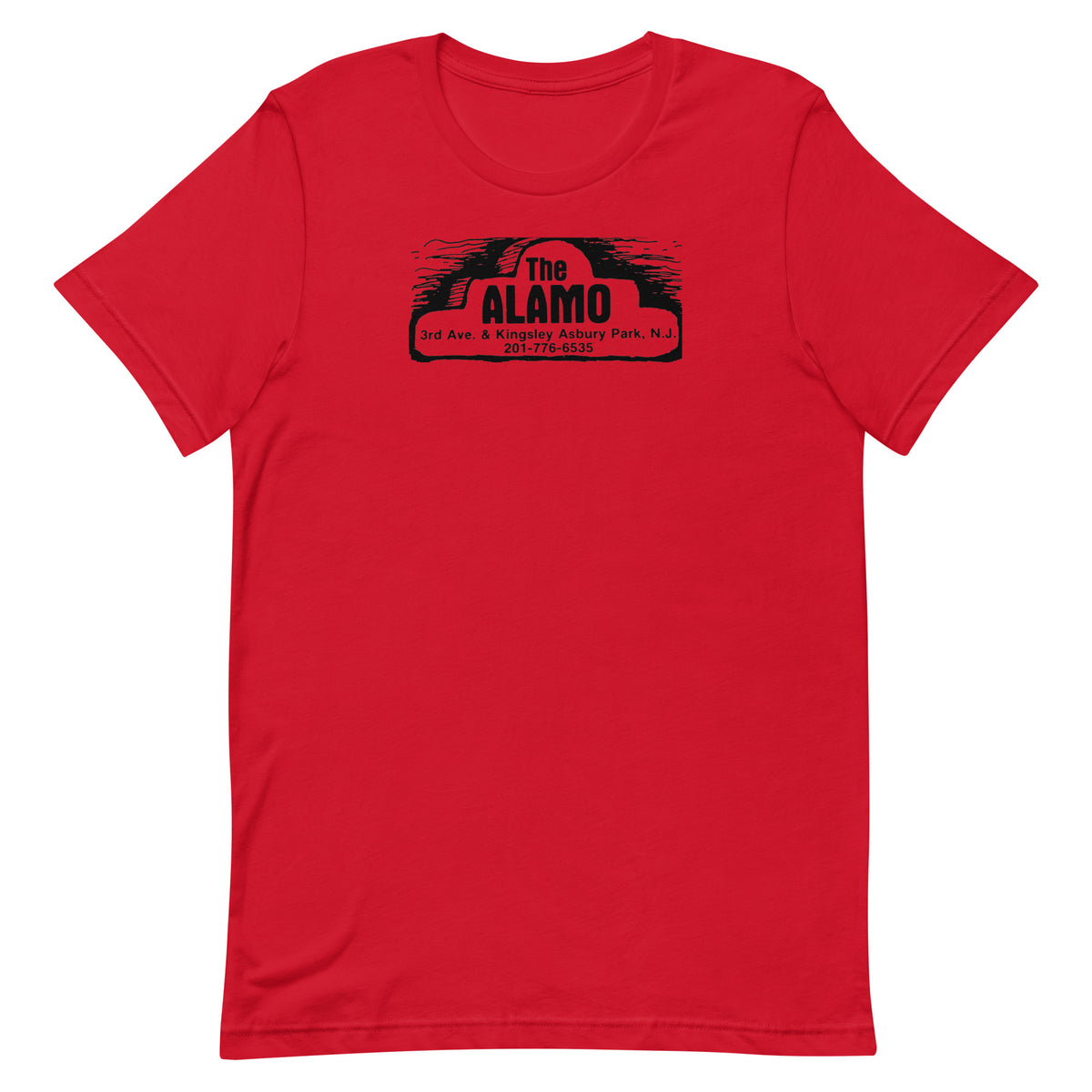 The Alamo - ASBURY PARK - Unisex t-shirt Red