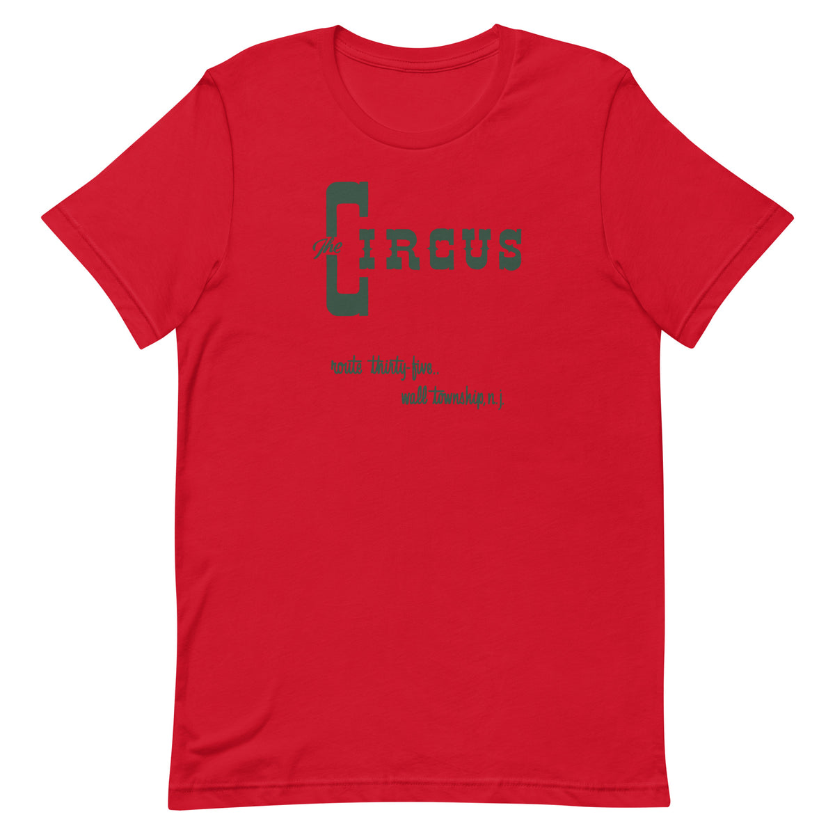 The Circus Drive-Thru - WALL TWP. - Short-Sleeve Unisex T-Shirt