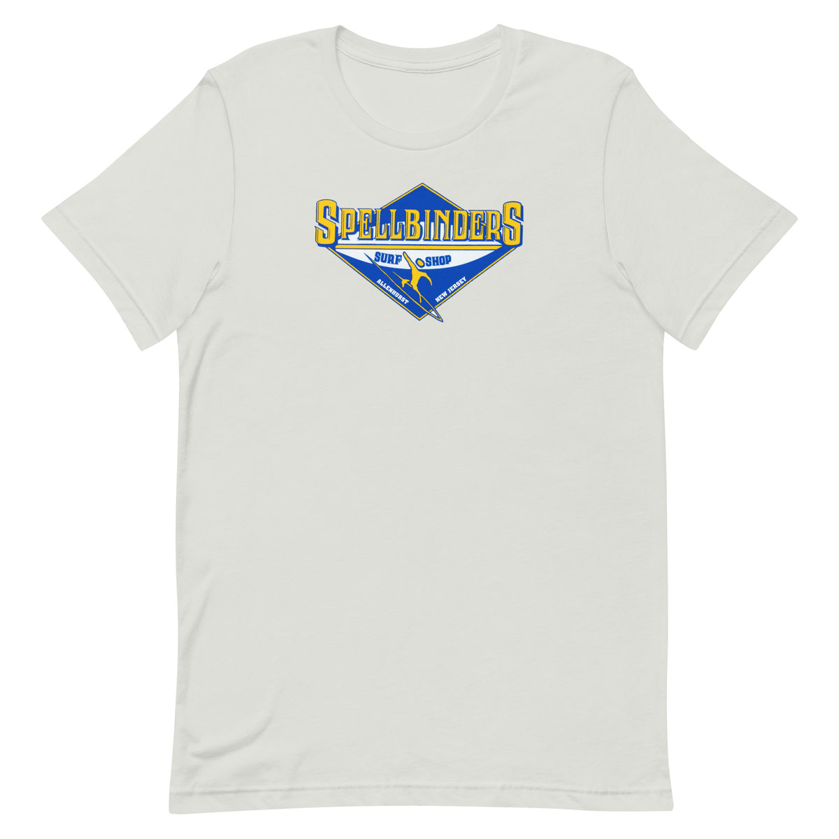 Spellbinder's Surf & Snow - ALLENHURST - Unisex t-shirt Silver