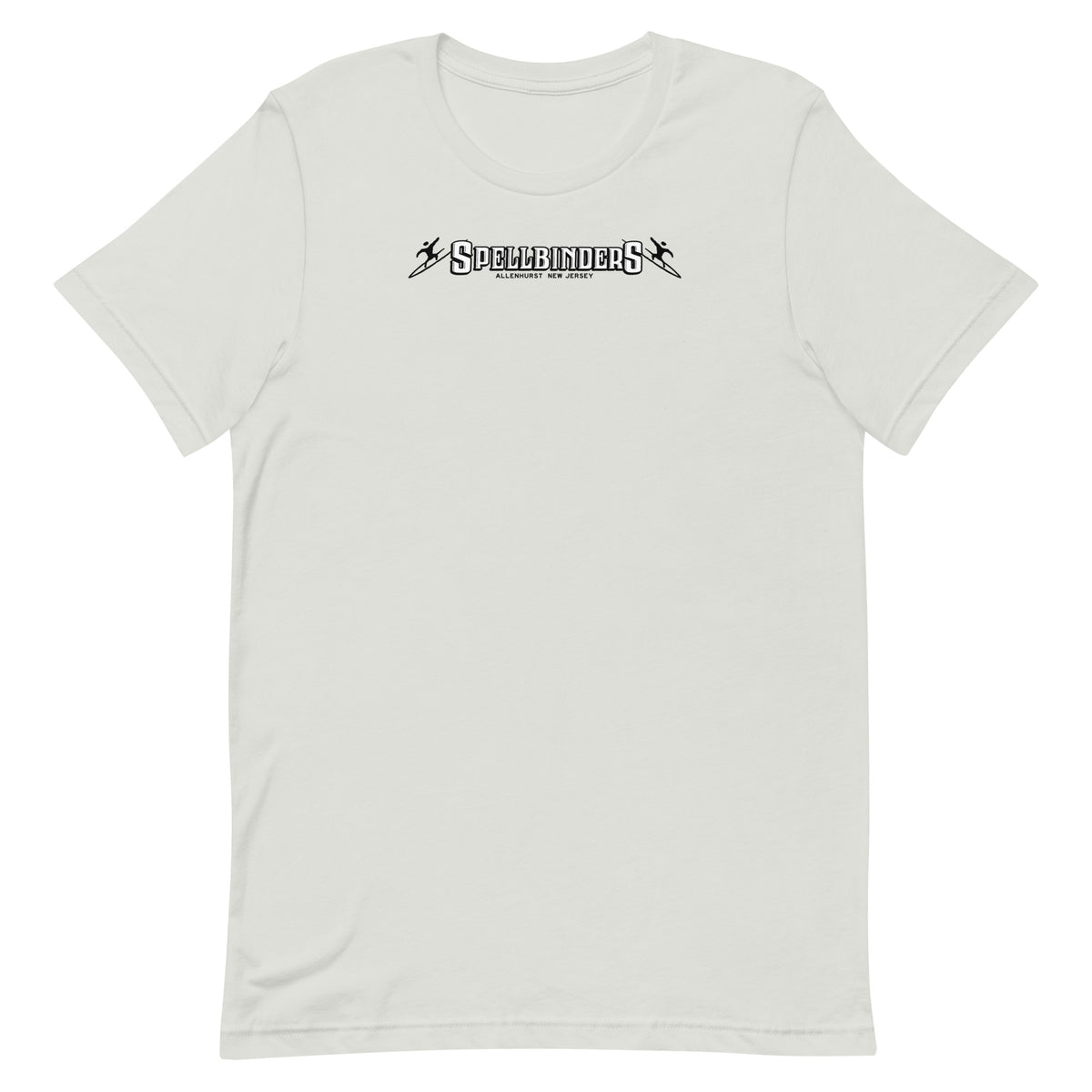 Spellbinder's Surf & Snow - ALLENHURST - Unisex t-shirt Silver