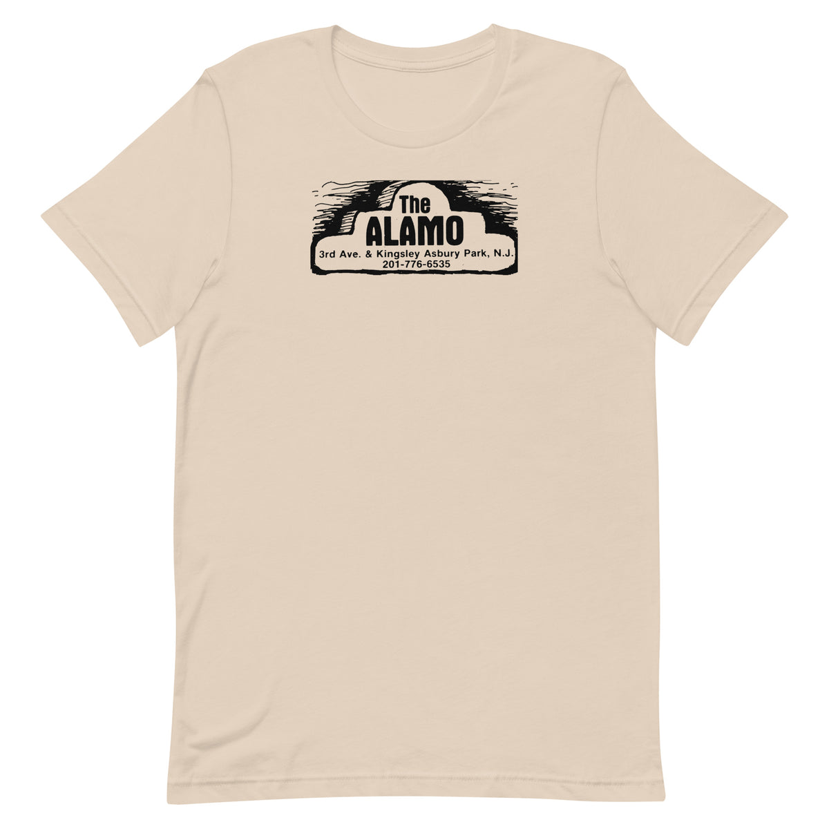 The Alamo - ASBURY PARK - Unisex t-shirt Soft Cream