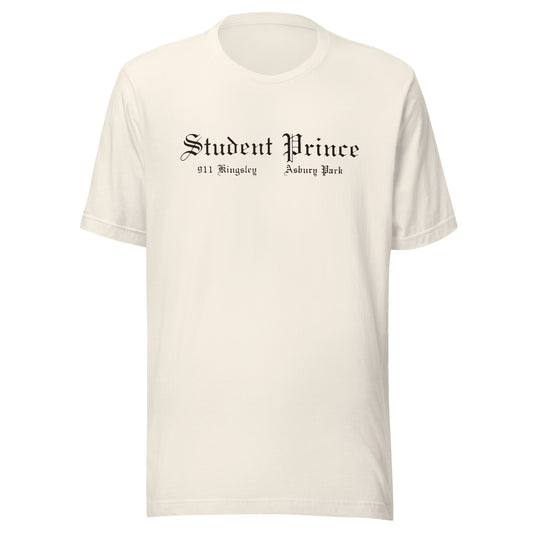 Student Prince (Black Logo) - ASBURY PARK - Unisex t-shirt Vintage White