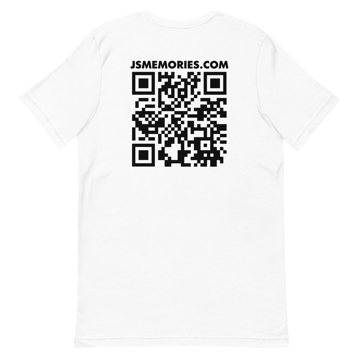 Jersey Shore Memories QR Code Back - Unisex t-shirt