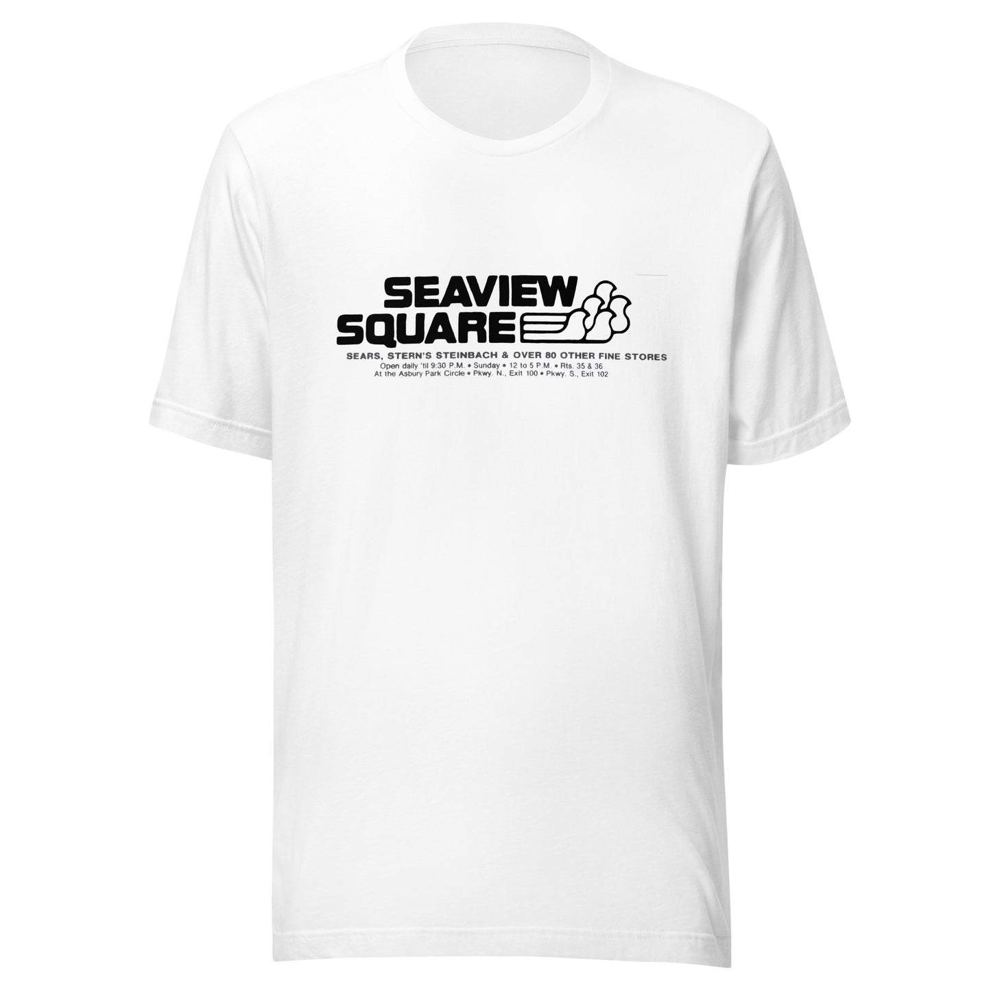 Seaview Square Mall - OCEAN / NEPTUNE - Unisex t-shirt White