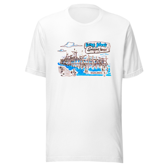 Long John's Seafood House - HIGHLANDS - Unisex t-shirt White