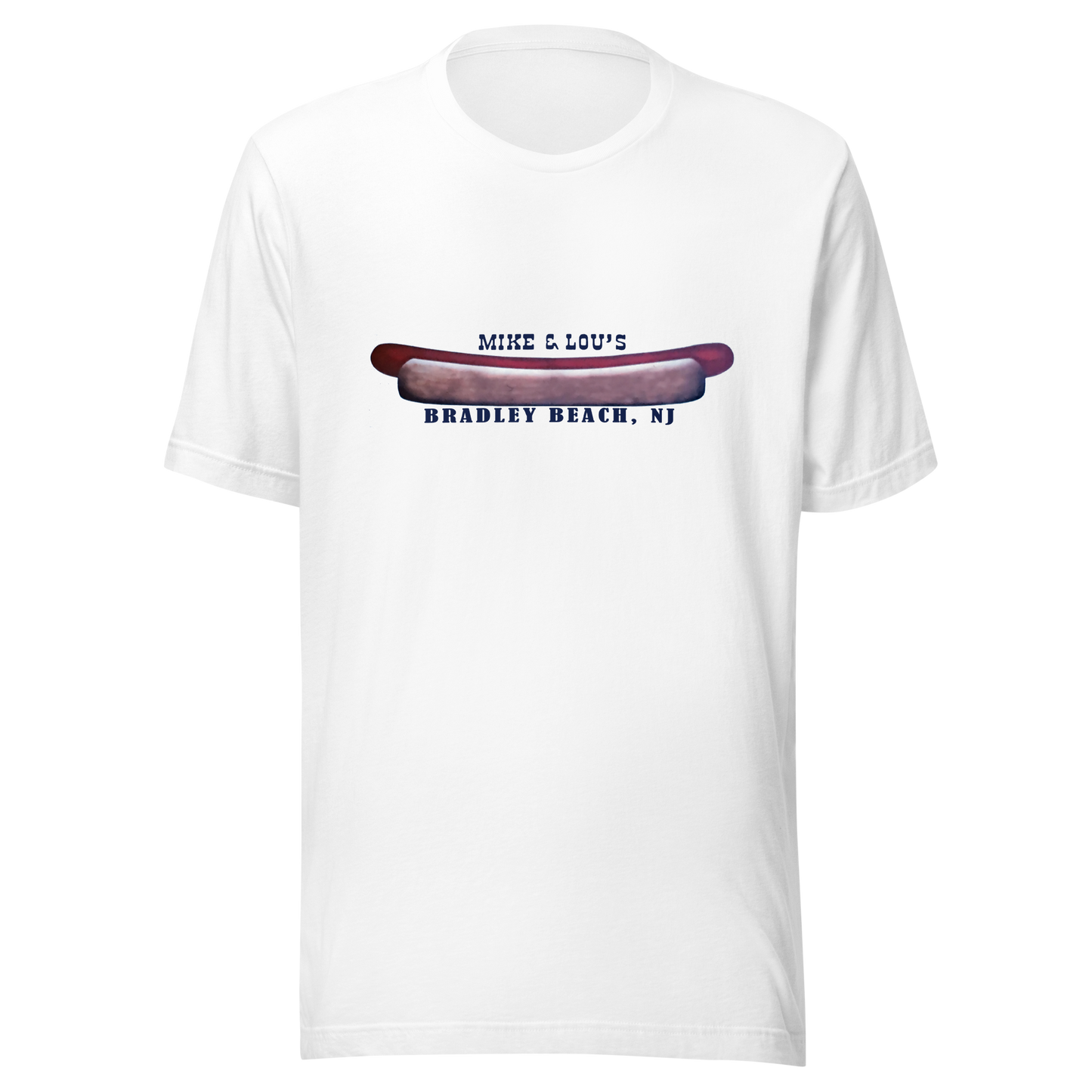 Mike & Lou's - BRADLEY BEACH - Unisex t-shirt White